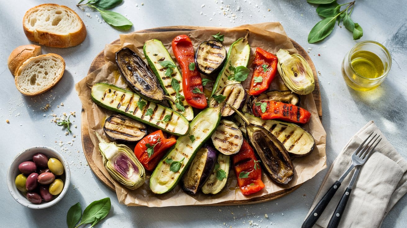 18 grilled vegetable antipasto platter a y vaVB9FTaOyZAwY6f9ogw dHcYLqBBRXqI73U7X5GnZQ