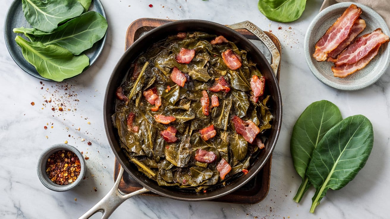 18 skillet collard greens with bacon and Tm9T470FSVWvuX1XFLCvYQ MFUHRNlBSN2cPrAmfIhdfQ