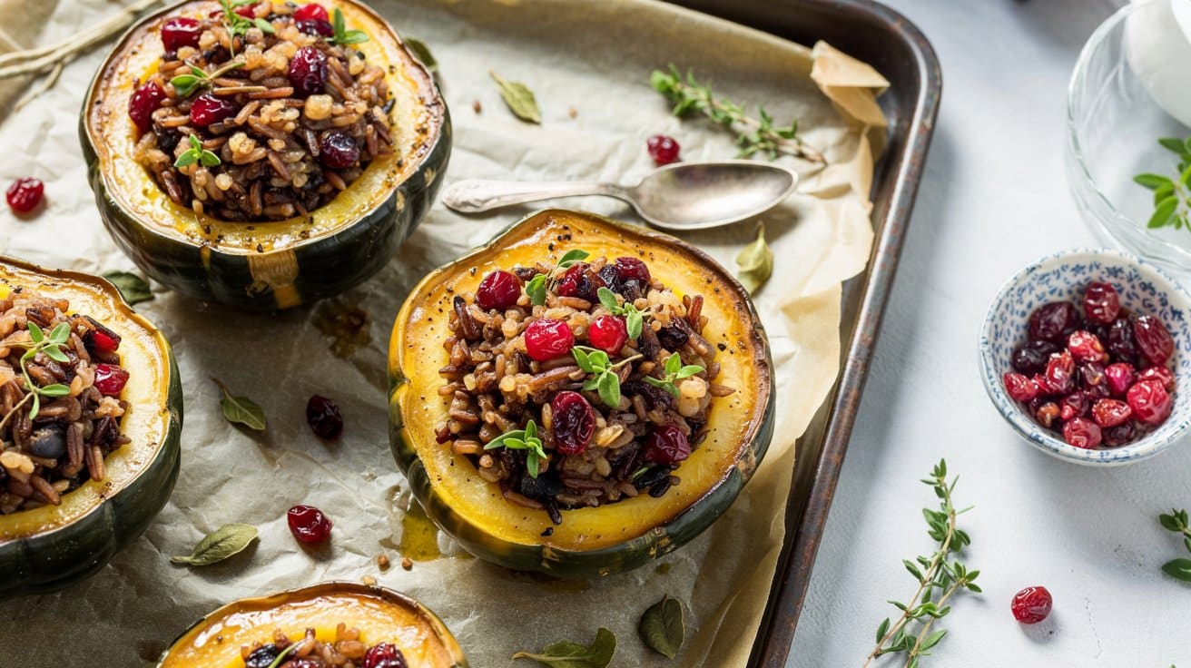 18 stuffed acorn squash with wild rice a vMvUK6XNRnu94VGYhuFc9g SHalF1n5QKuWoAjOhbFQsA