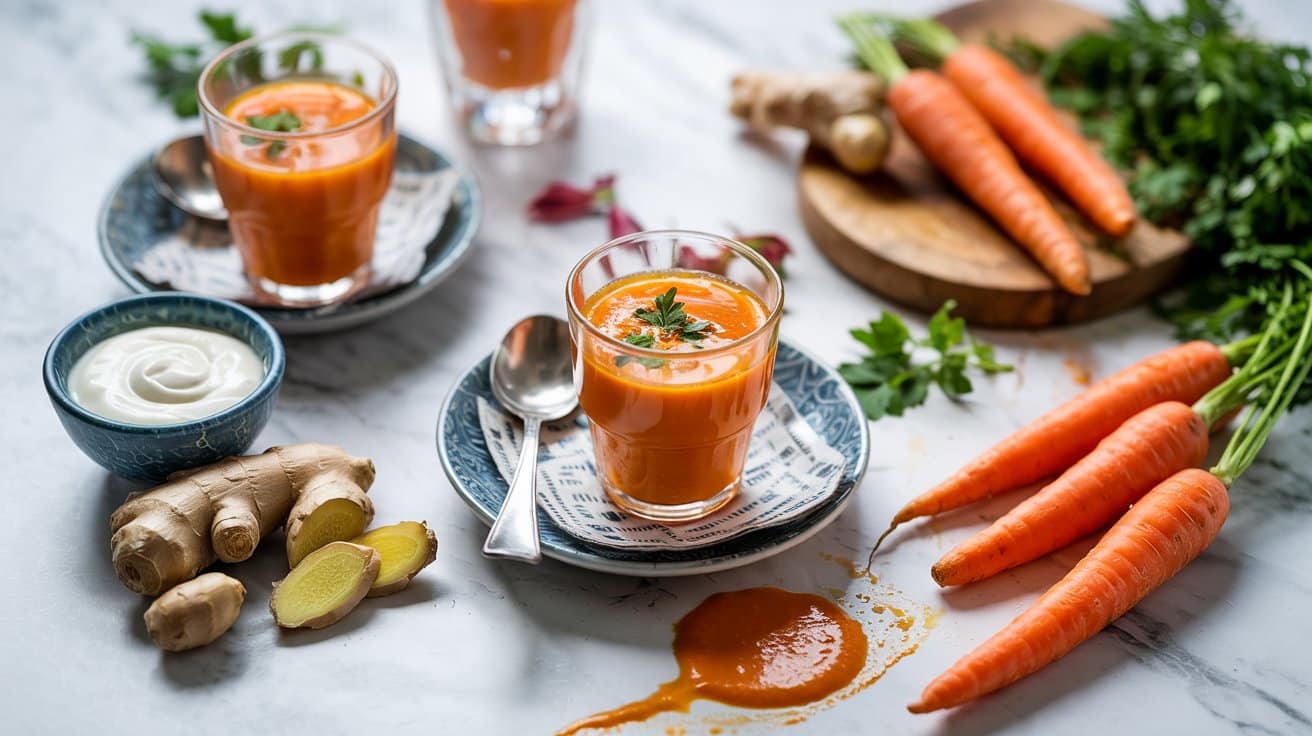 19 carrot and ginger soup shooter a brig 1G0QIqbrScykvkKJG1NTpw qklQAzaXTCe8nnVKypCcOg