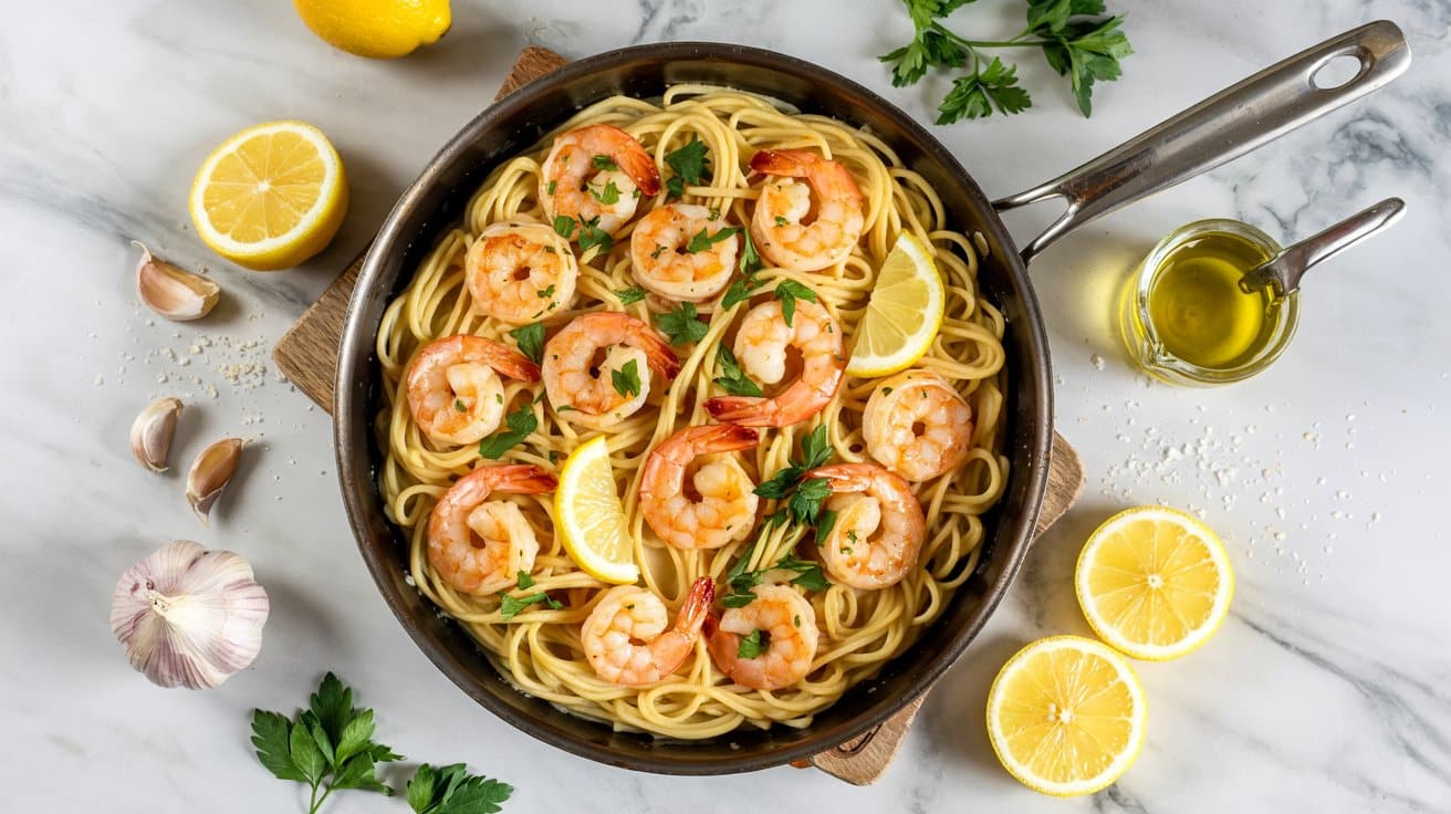 19 one pot lemon garlic shrimp pasta a b NxsLi1QsS22uhzhUqmhMig nVTaHN19Rdauvcb4b3Prpw