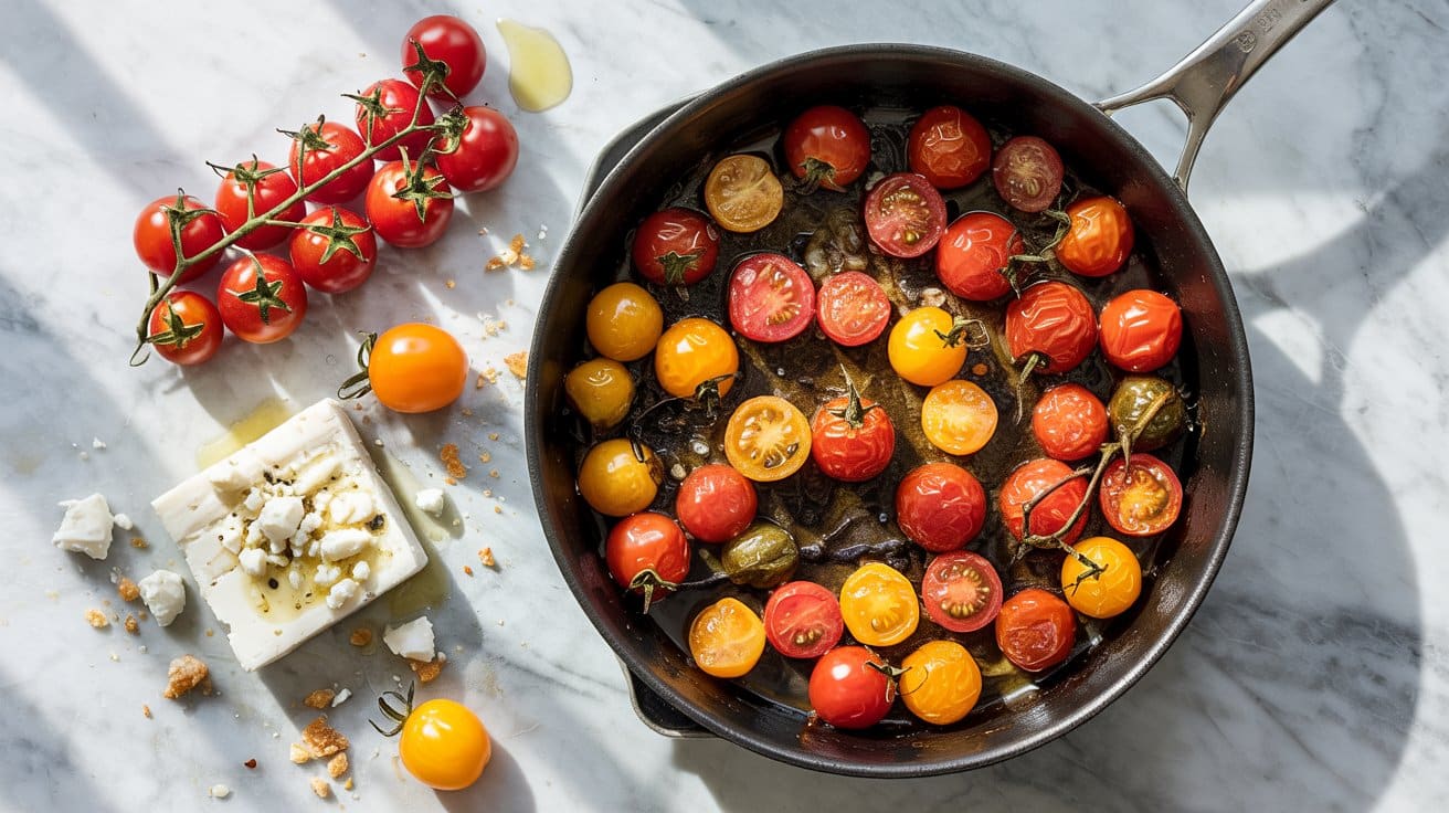 19 skillet roasted cherry tomatoes with W3UmdAKMRwq4rS8cXWXWzw 6vDo8AwvQI N22WDInxoMQ