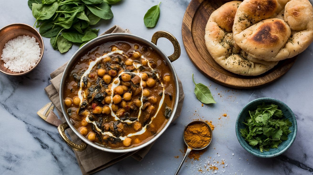 2 chickpea and spinach curry chana saag t kMosfiRIGQHNqr77DBLA bOvA8NkTj ETO9oF9k5 g