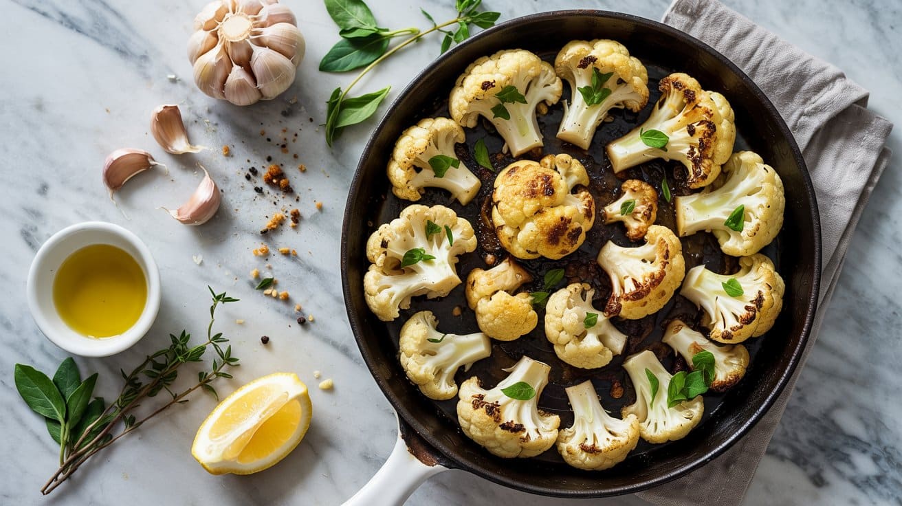 2 garlic herb roasted cauliflower a brig KtzZUk3zT76Sd3 TcTl5oQ 0VWz3lAMT Os1xMPQAIhAg