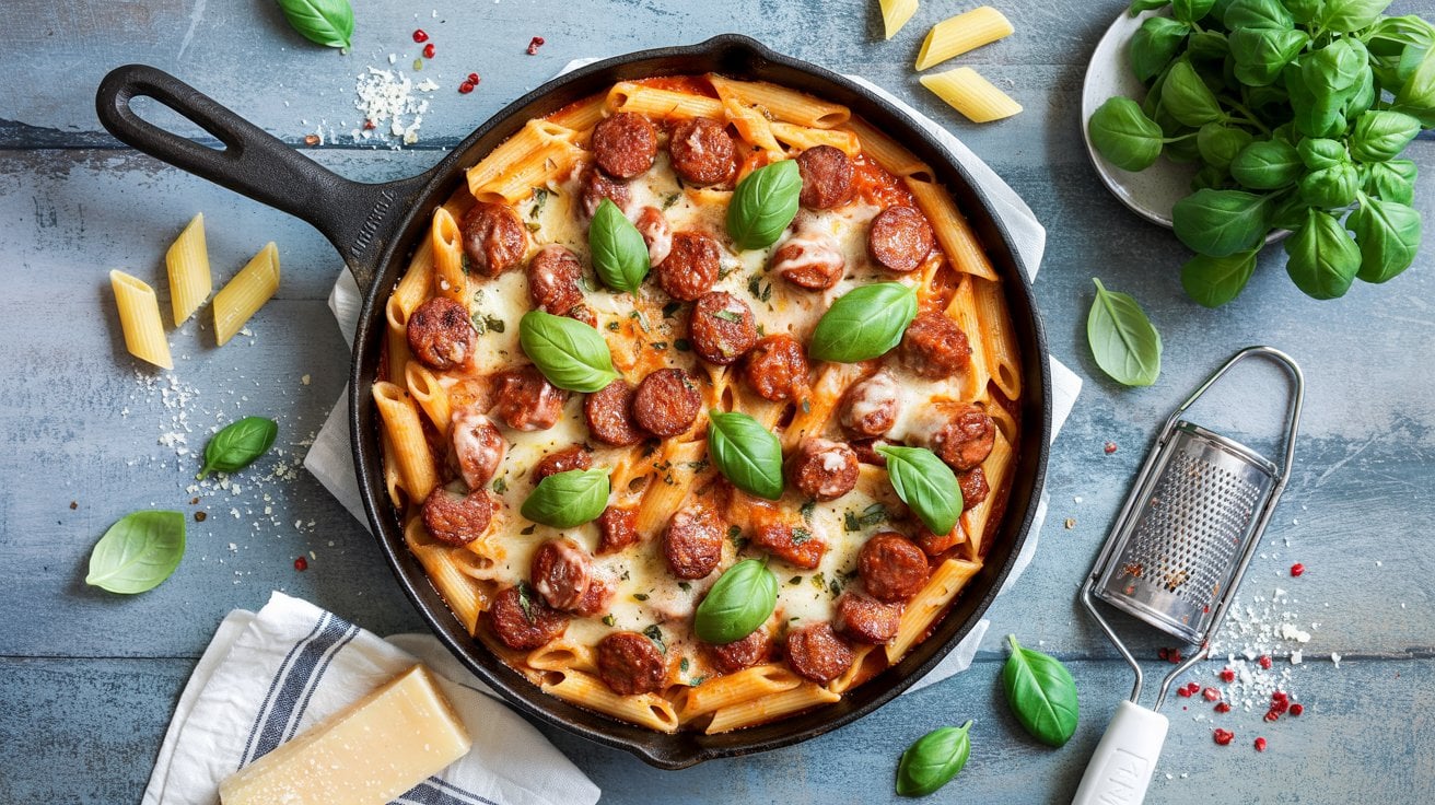2 one pan italian sausage pasta bake a b yYzCXJ7ET4elsA7xiGbPFg sMun4txRQIG6PXGl6ZAcyA