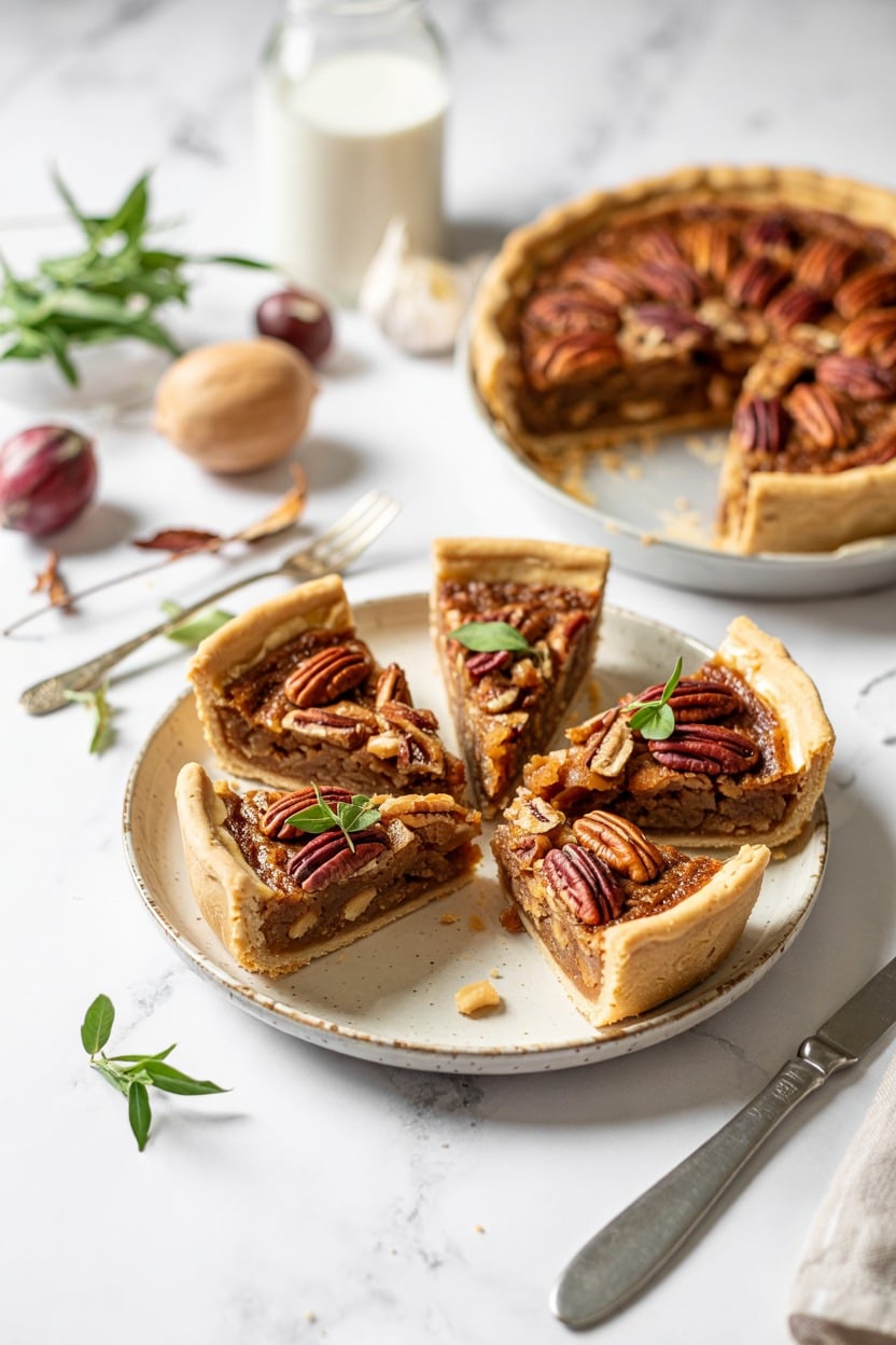 Pecan Pie with Whole Top Crust