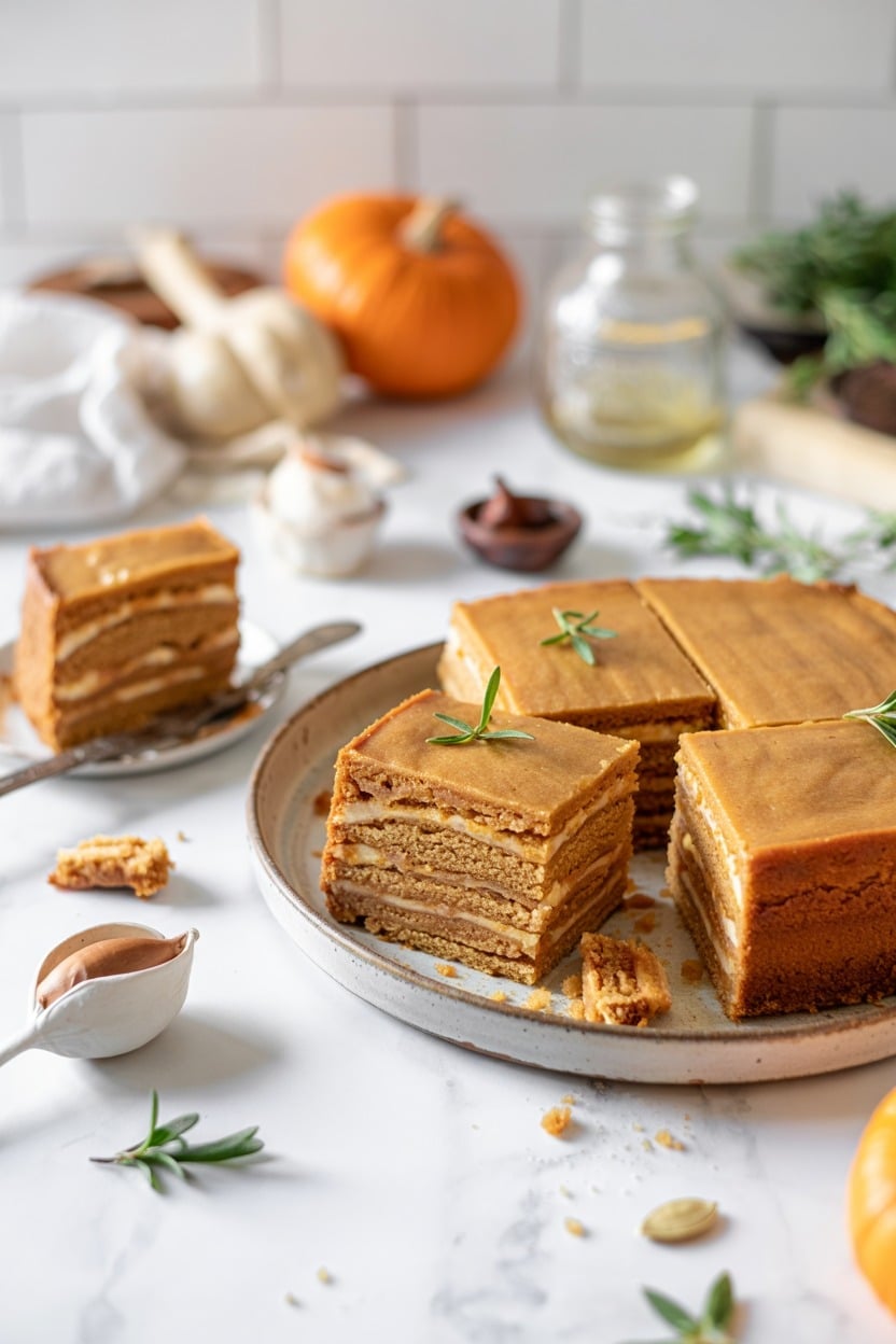 Pumpkin Spice Sheet Cake