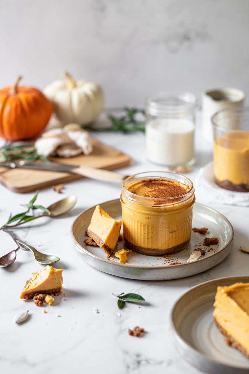 Pumpkin Spice Cheesecake Jar