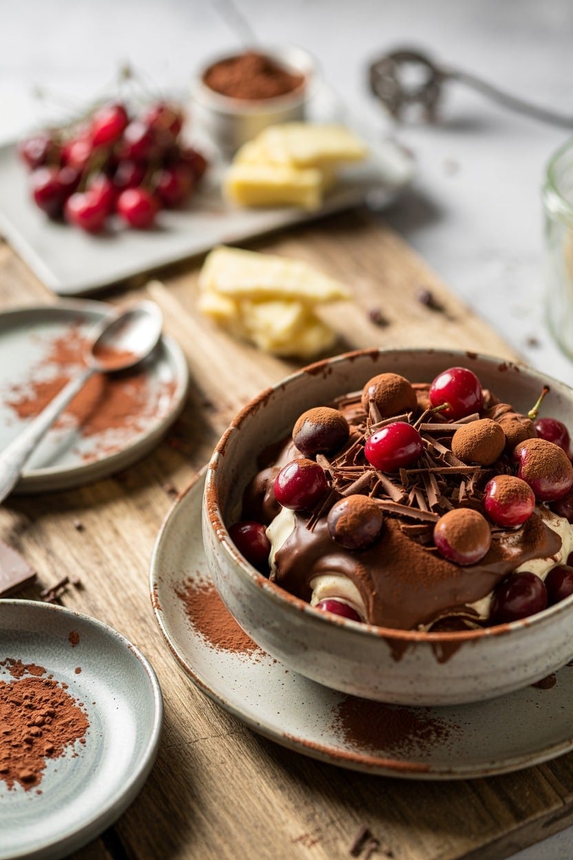 Black Forest Cherry and Chocolate Jar