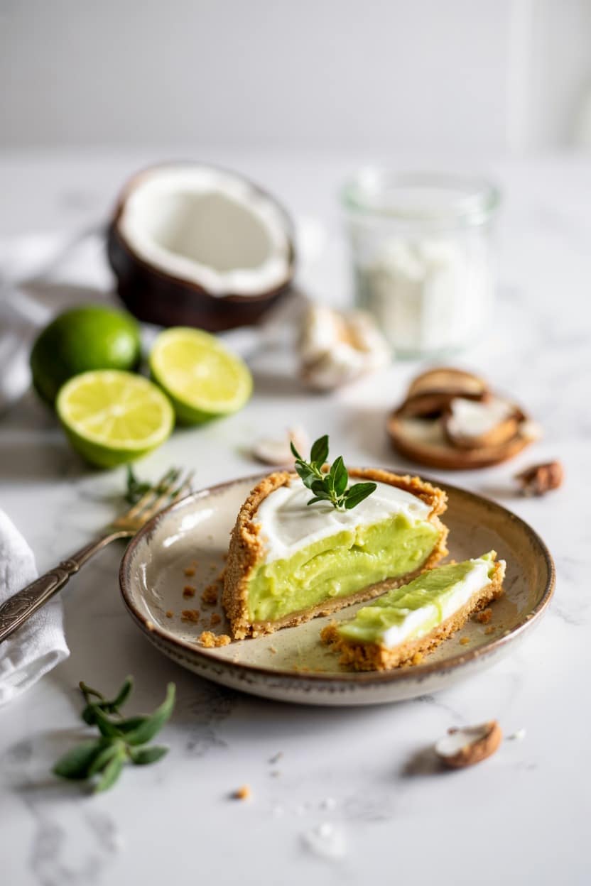 Lime and Coconut Key Lime Pie Jar