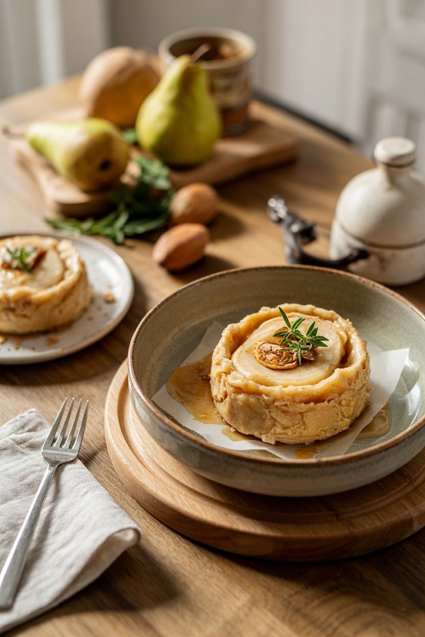Pear and Almond Frangipane Jar