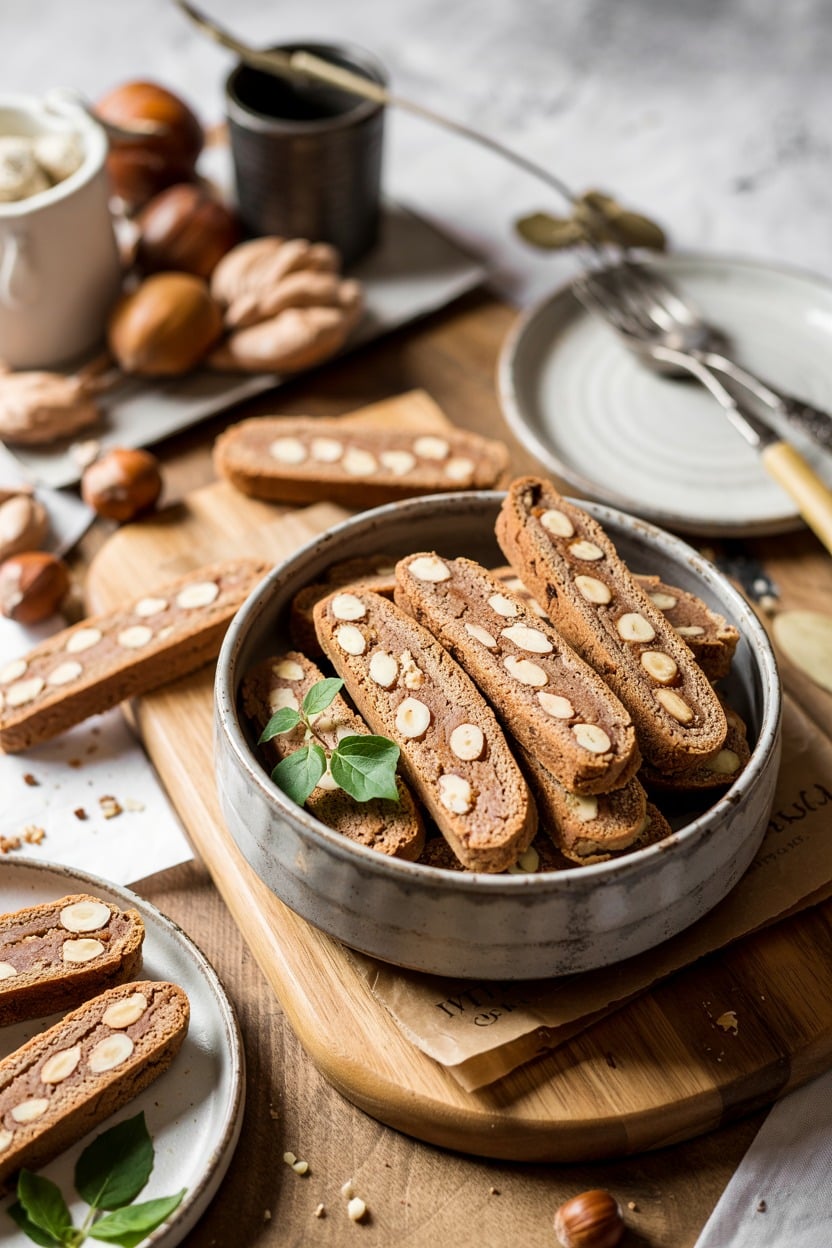 Gluten-Free Hazelnut Biscotti