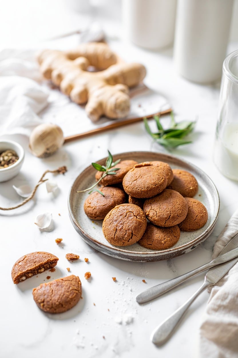 Gluten-Free Ginger Molasses Cookies