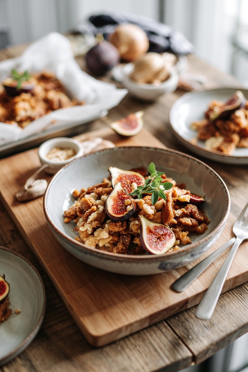 Fig and Almond Crisp