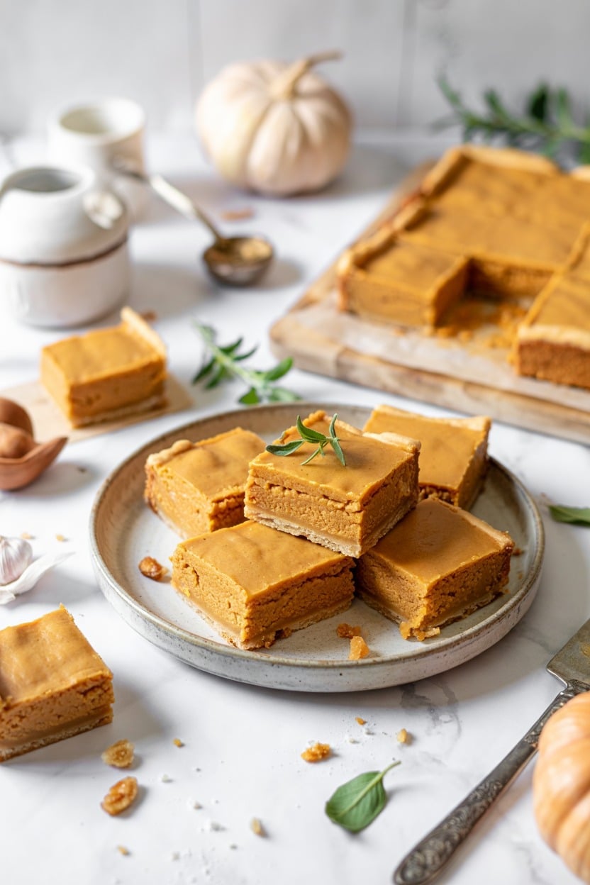 No-Bake Pumpkin Pie Bars