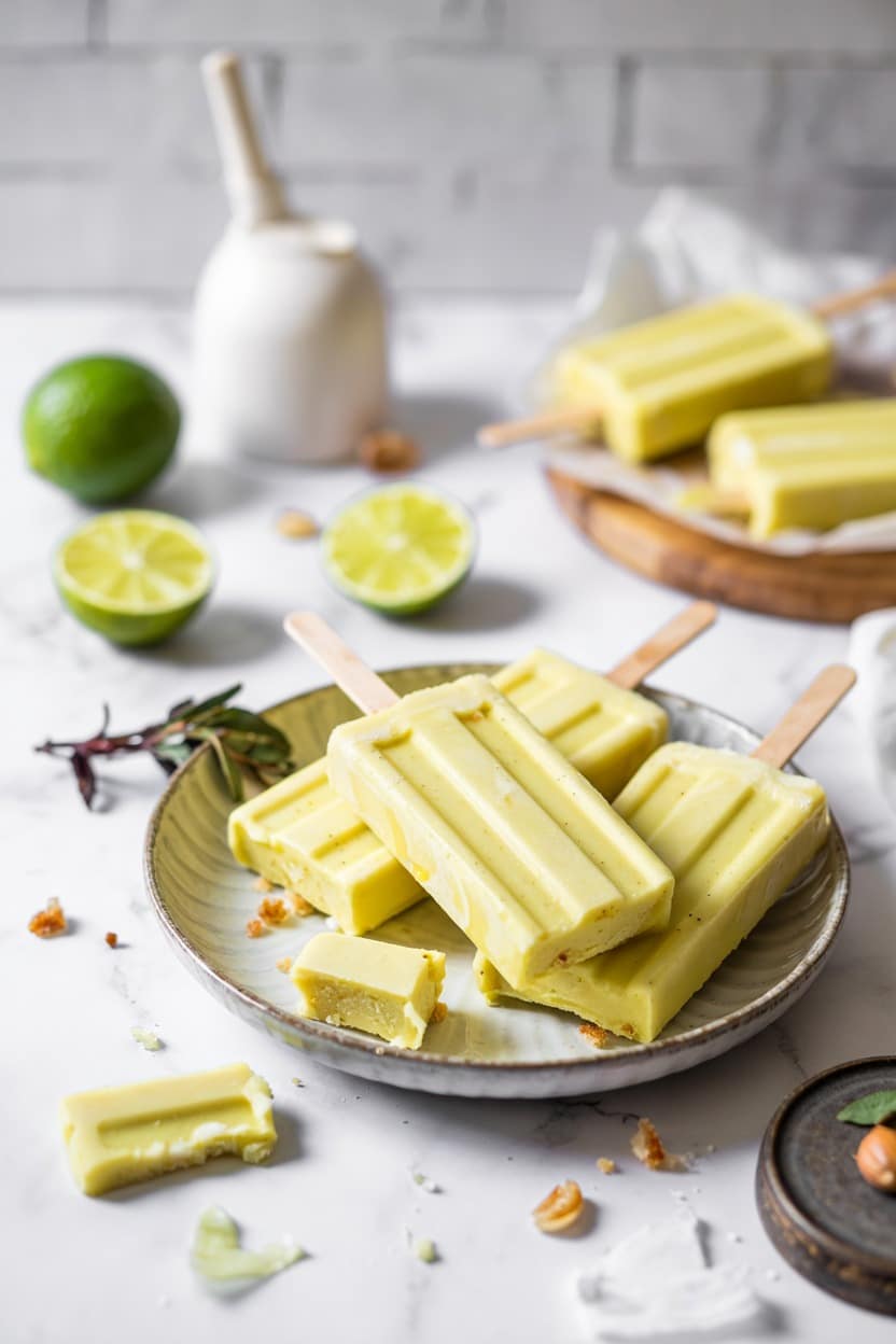 Key Lime Pie Popsicles