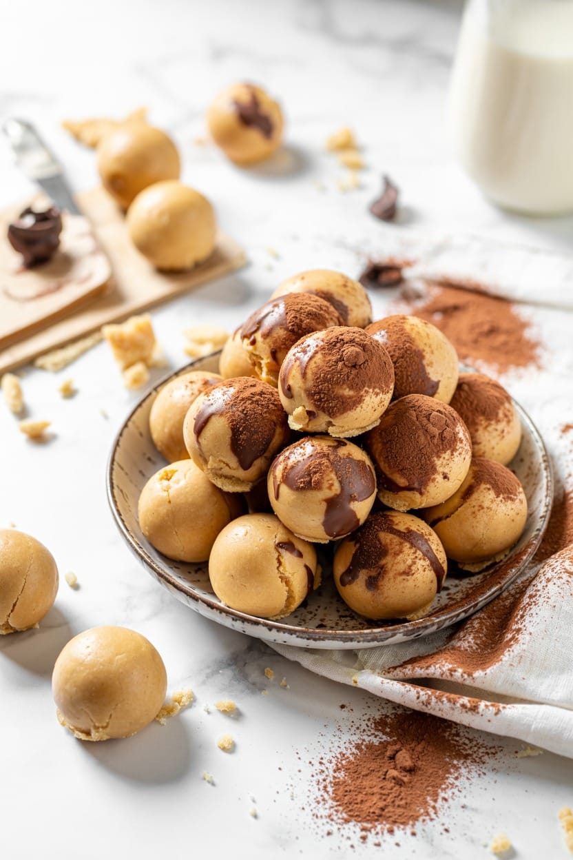 Peanut Butter Chocolate Chip Cookie Dough Bites