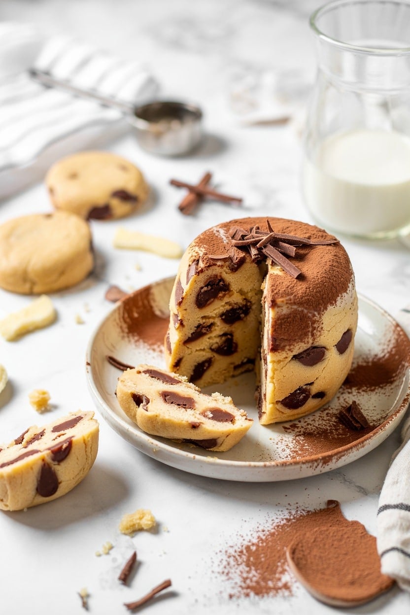 Chocolate Chip Cookie Dough Mug Cake