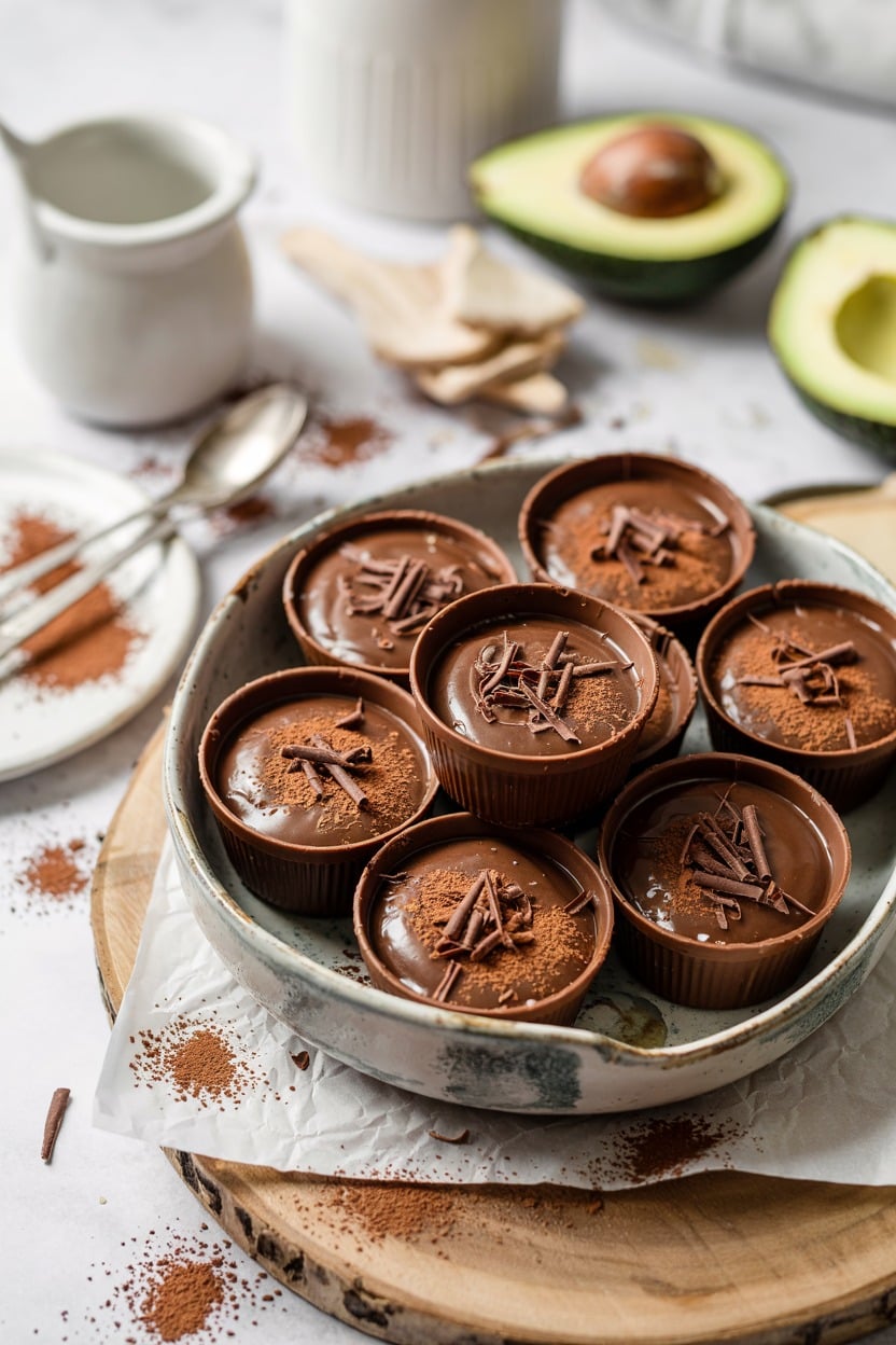 Chocolate Avocado Mousse Cups