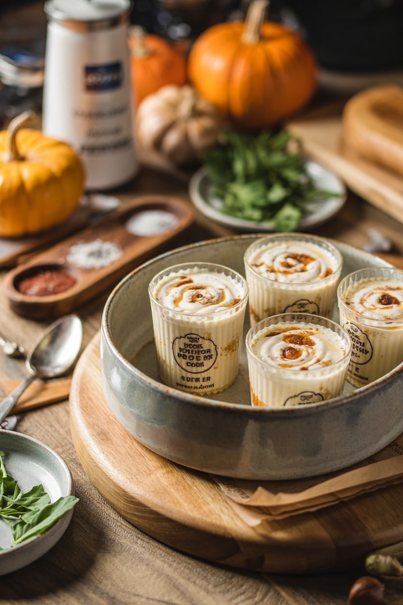 Pumpkin Spice Greek Yogurt Cups