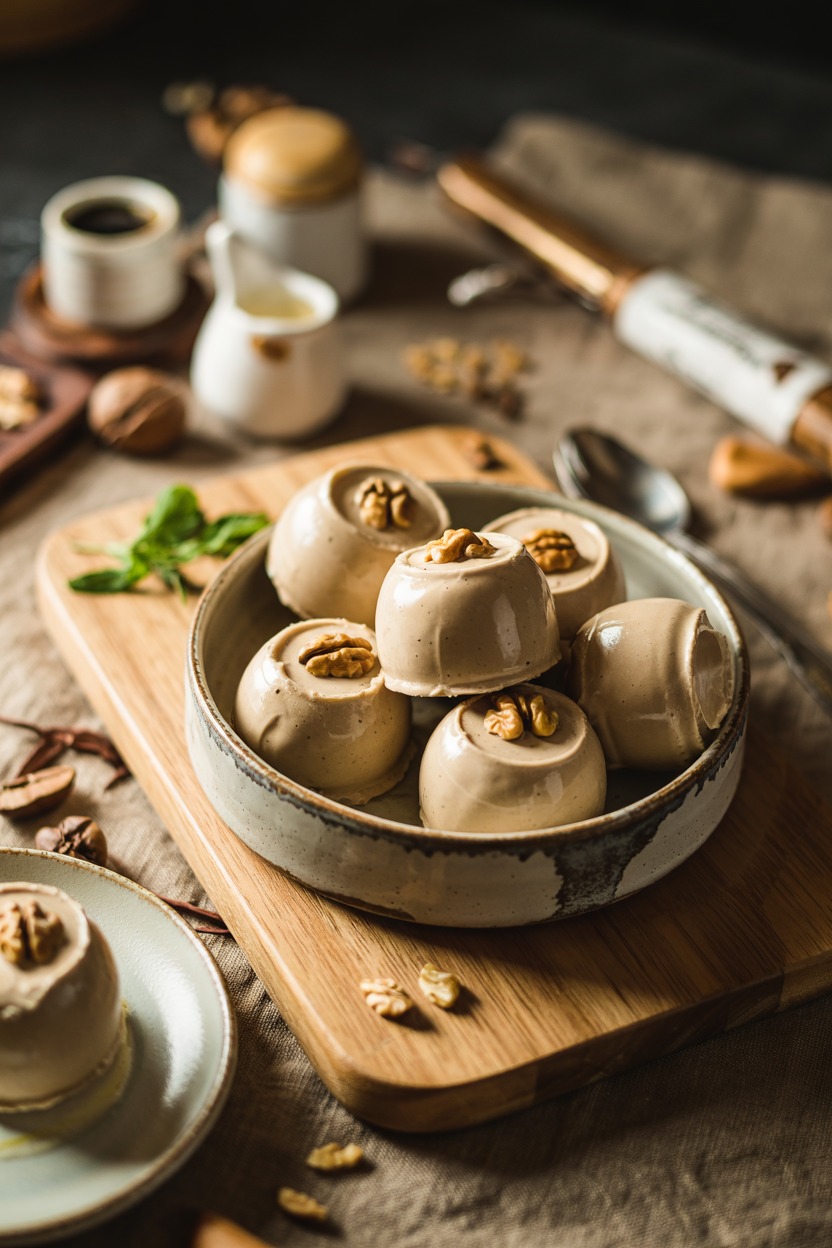 Coffee & Walnut Cream Cups