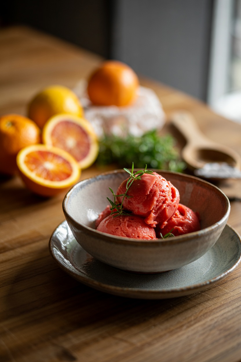 Blood Orange Sorbet