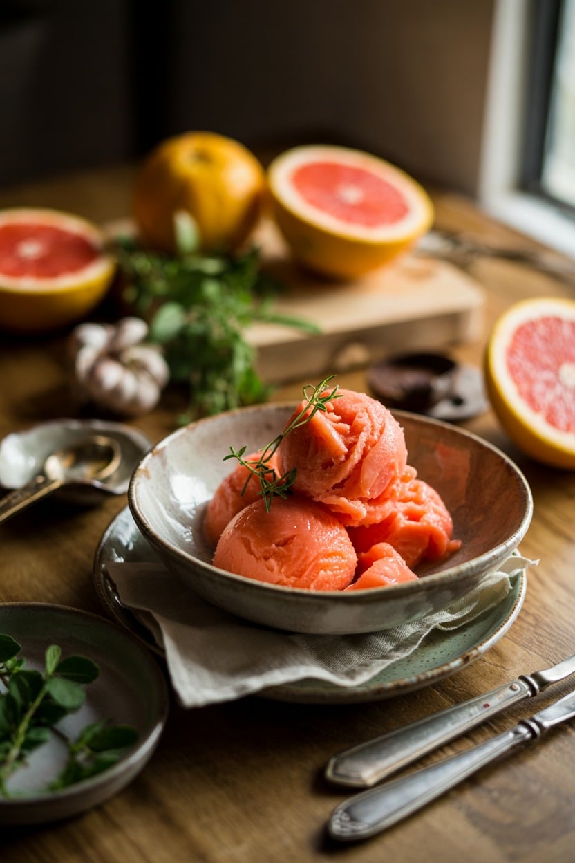 Grapefruit Sorbet