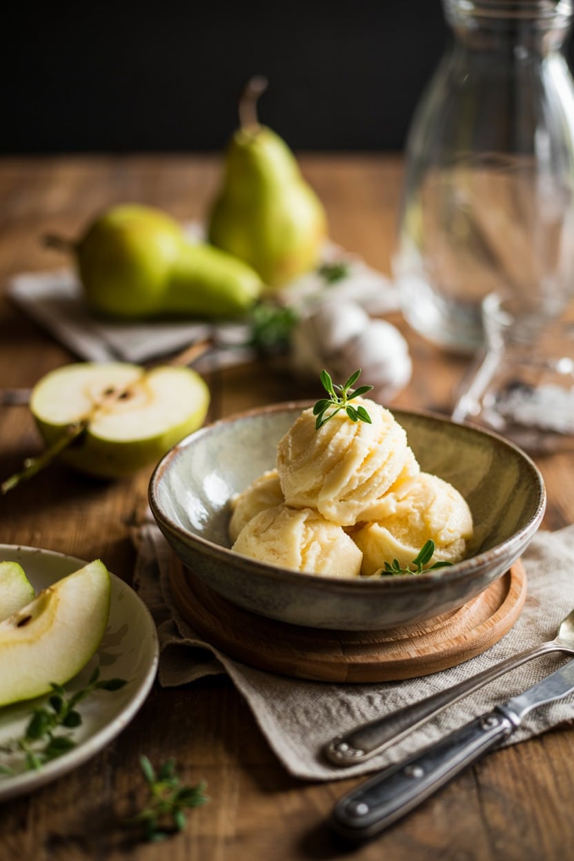 Pear Sorbet