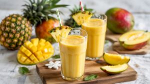 20 refreshing mango pineapple smoothie r 2QWs0lbXSEKr66ua8Pi80g ucxAVHIzTCi2POWFsP3X4Q
