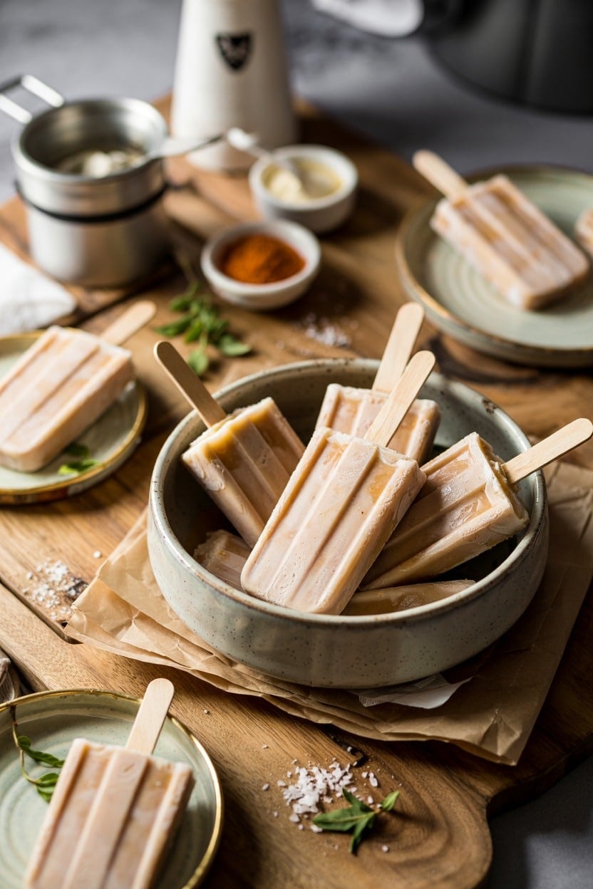 Spiced Chai Tea Popsicles