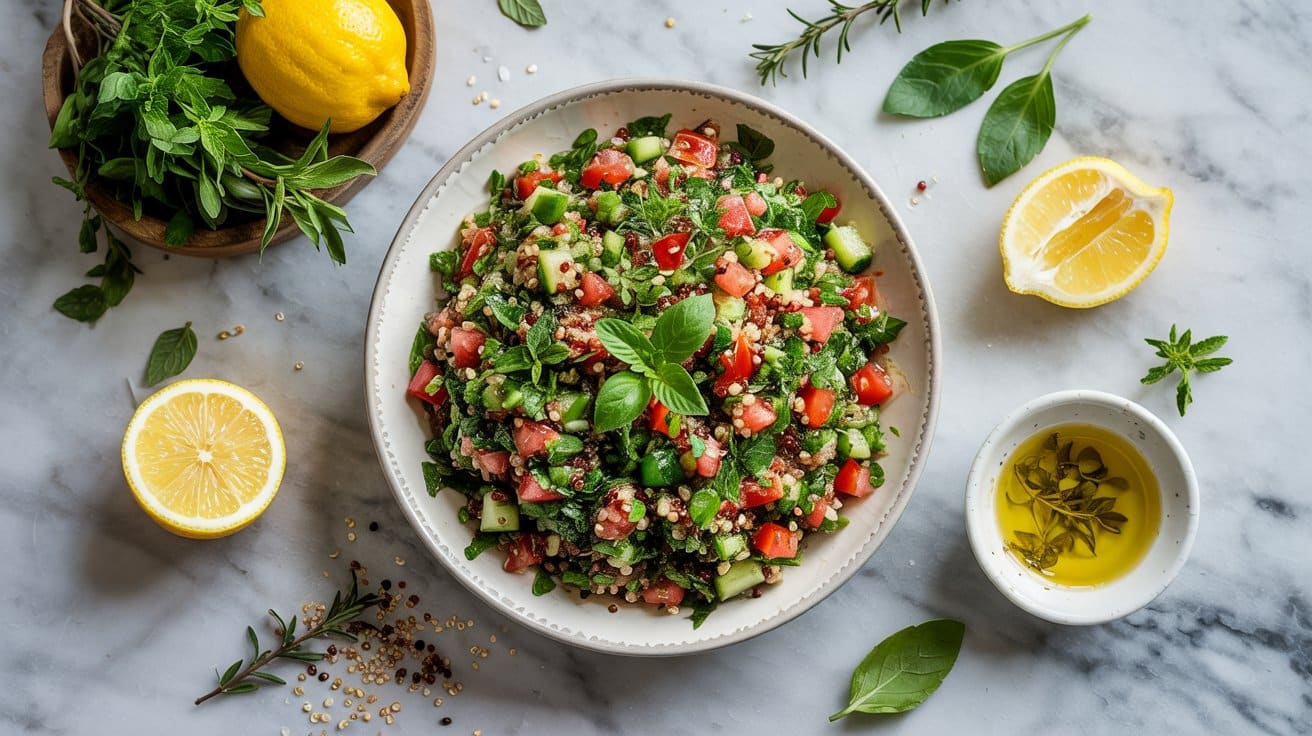 3 quinoa tabbouleh with fresh herbs a br 2xRH6K9uQpGMOUAcPT3wGA y29h7N1kReaHKTMhQK53Iw