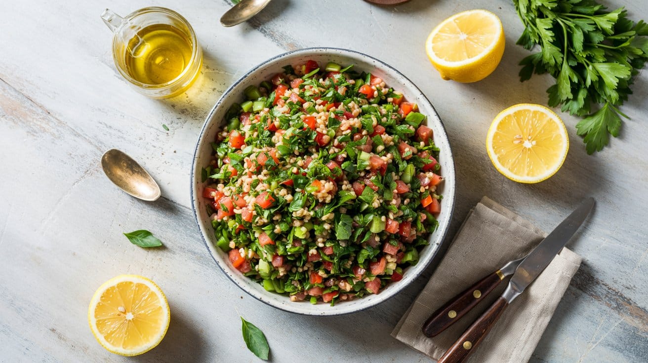 3 tabbouleh salad a bright top down food Pkgn25xkTj uXo9VCT5m g eCObjrlzSuSR2CCPey4dQw