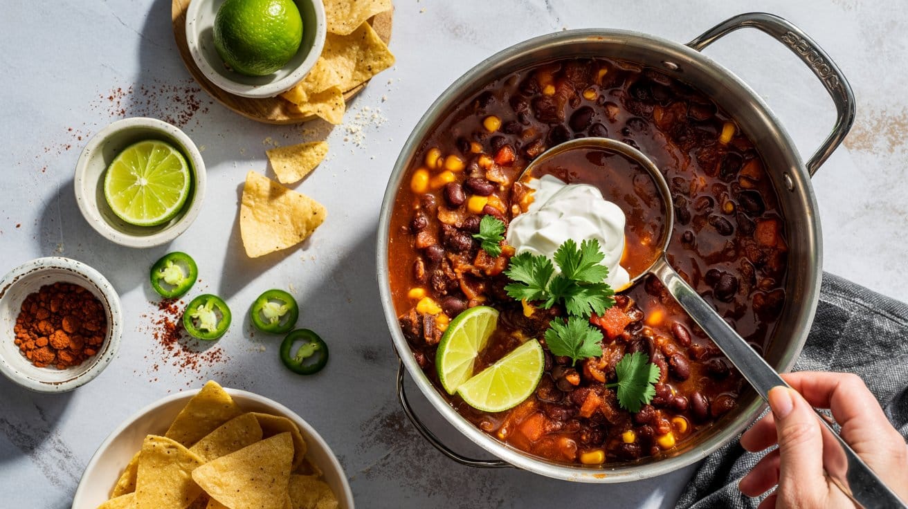 4 black bean and corn chili a bright top NJd1gzUUQ uw7eGj9lC6HQ x8TNFTnJSdS4o3anmj G8w