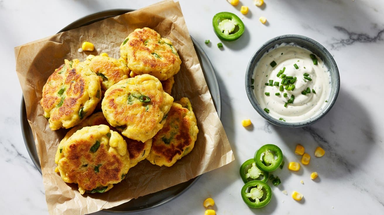 4 corn and jalapeno fritters a bright to zOWc6 J0R9ydYrIdErs5zg 0PyrGpmpTOiUAWx TWzPmA