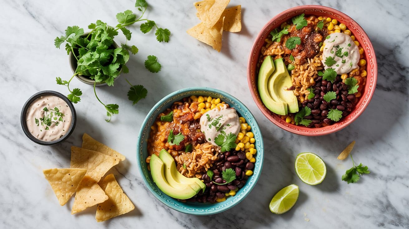 4 mexican bean and rice bowls a bright t m6C8ksz7RCCEFBthH0aLPw lfdGfr6RTviZVmKZmLAdwg