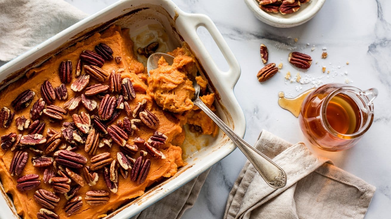 4 sweet potato casserole with pecan topp UHiWpWMQ6qIofn4sKvPxg 3NXxhoBRRoKemtjlZSreLQ