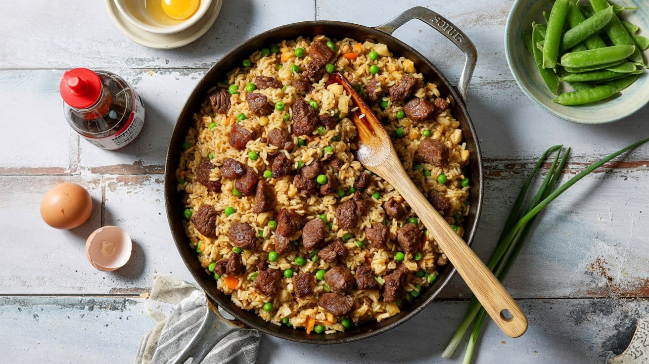 5 beef and frozen pea fried rice a brigh x4U4qVK0QgKKzAmjko4k6A 9fHe2okTaCirAz92tDsiA