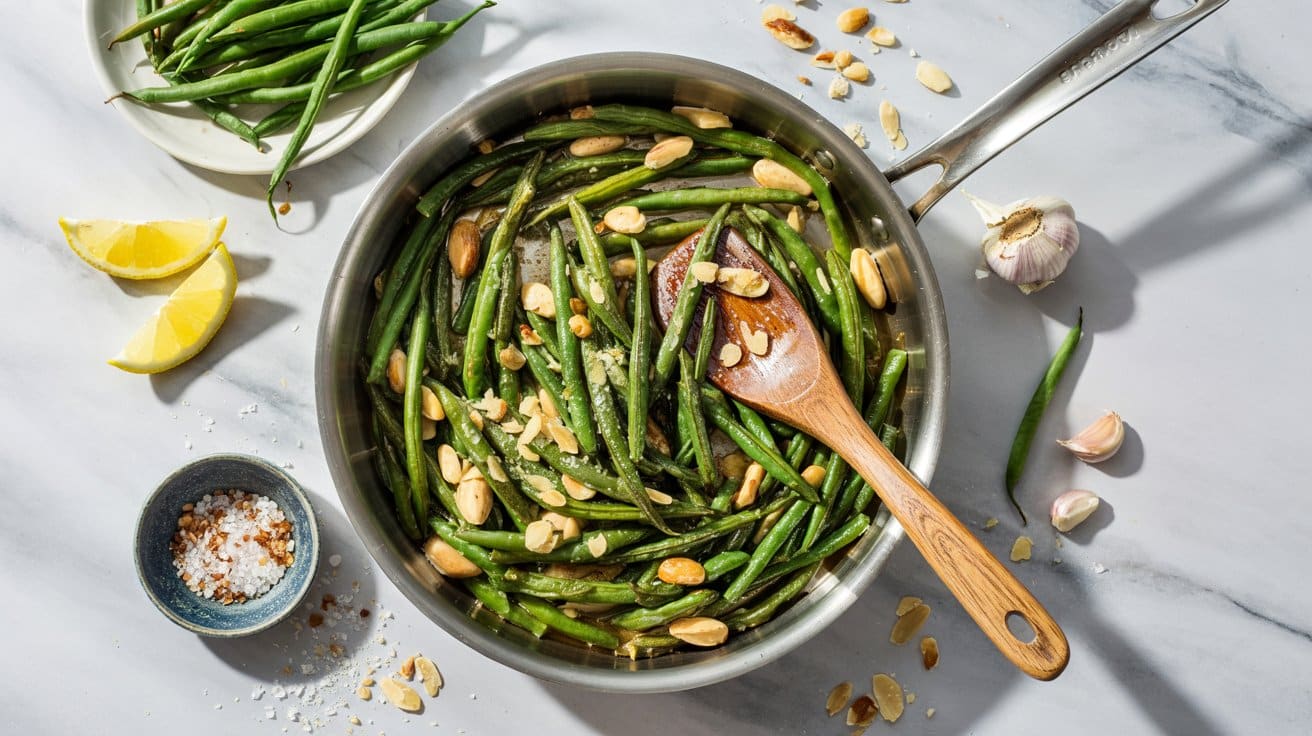 5 sauteed green beans with almonds and g Xwpj81PLTZyxBQUOP XVQ EyK1cF9aTPeaDqrWOi0W0Q
