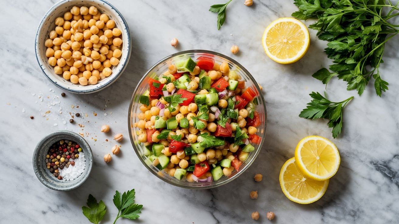 6 chickpea salad with lemon and parsley im0xsdf7RCSUu3wb Pl0Gg cEw7XVulTbeSXROpmCeFMA