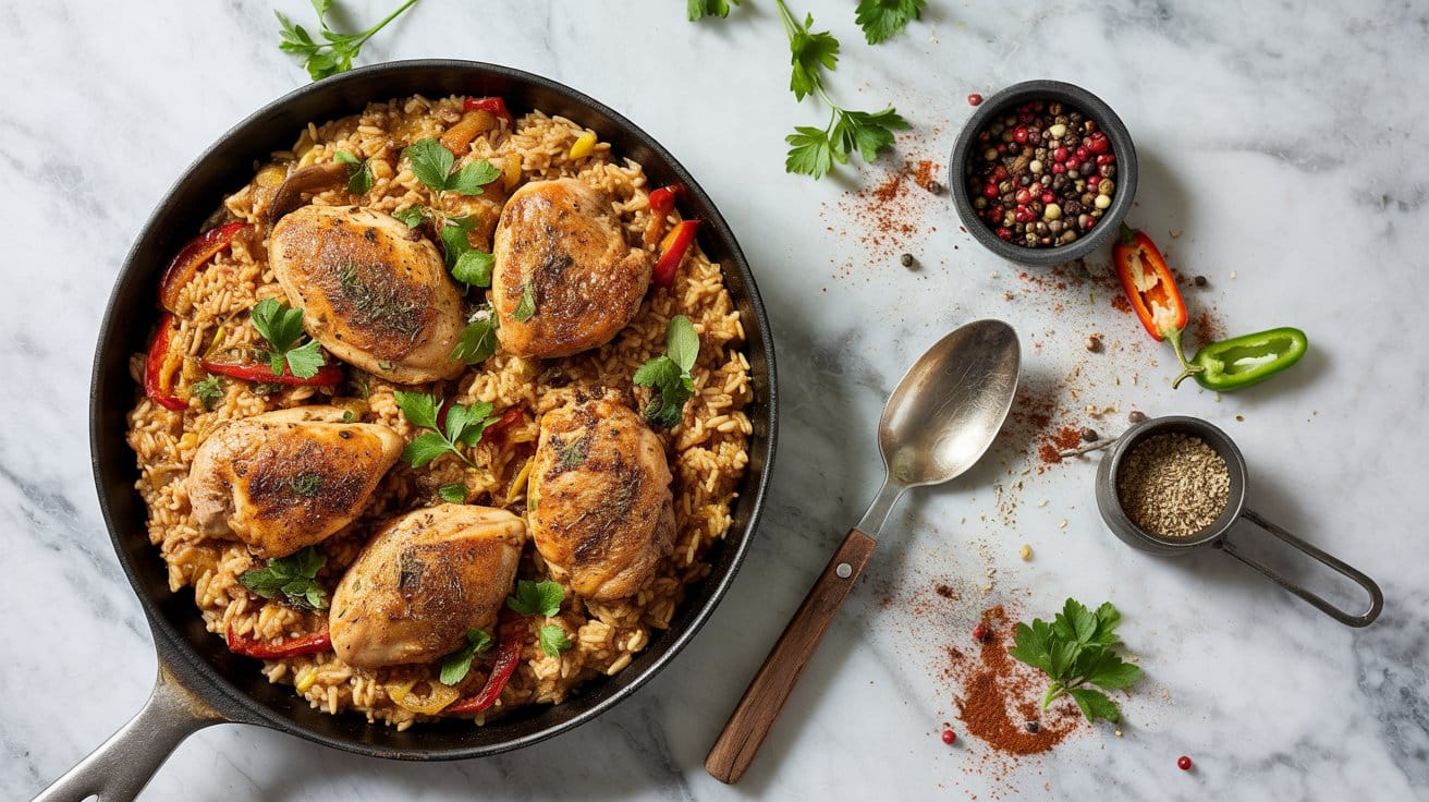 6 spicy cajun chicken and dirty rice a b MZCJ XIgStqmaCwCB3nklg 6MI41vIkRkOnKEmL07gwcA