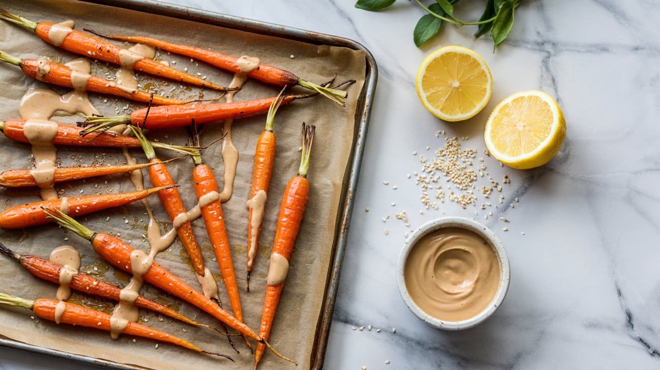 7 lemon tahini roasted carrots a bright CmxIUvdXSd2p3hgV68ip0A wum8X 3GTiWpbmVk0B QZQ