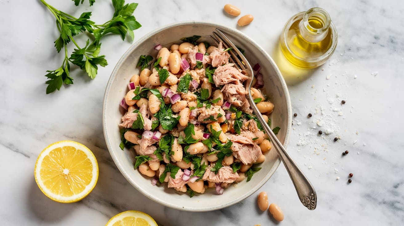 7 tuna and white bean salad a bright top ObVKxA91RCmWOz Qoxdm7g SOKOqL4YROKBl9vxFNfASw