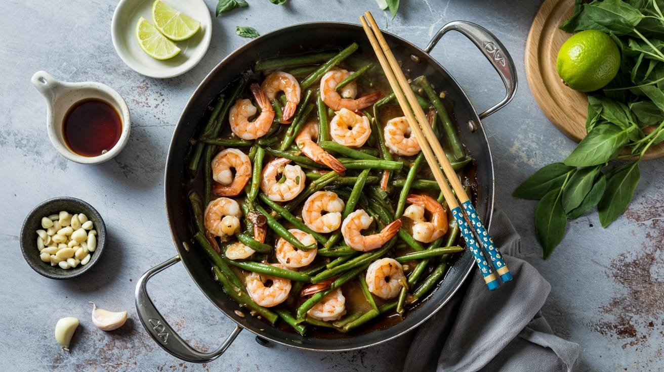 8 shrimp and frozen green bean stir fry LullTfWjRTGb68hYdkgQbw sP1YplECRWi3215NQx5lgA