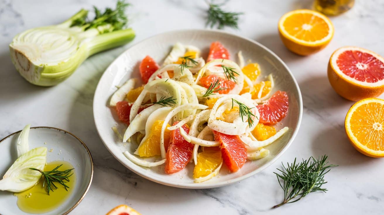 9 raw citrus and fennel salad a bright t 0zLONijnQU xXMhikz5Jtg THA671hQQUGF0u8lLAA6NA