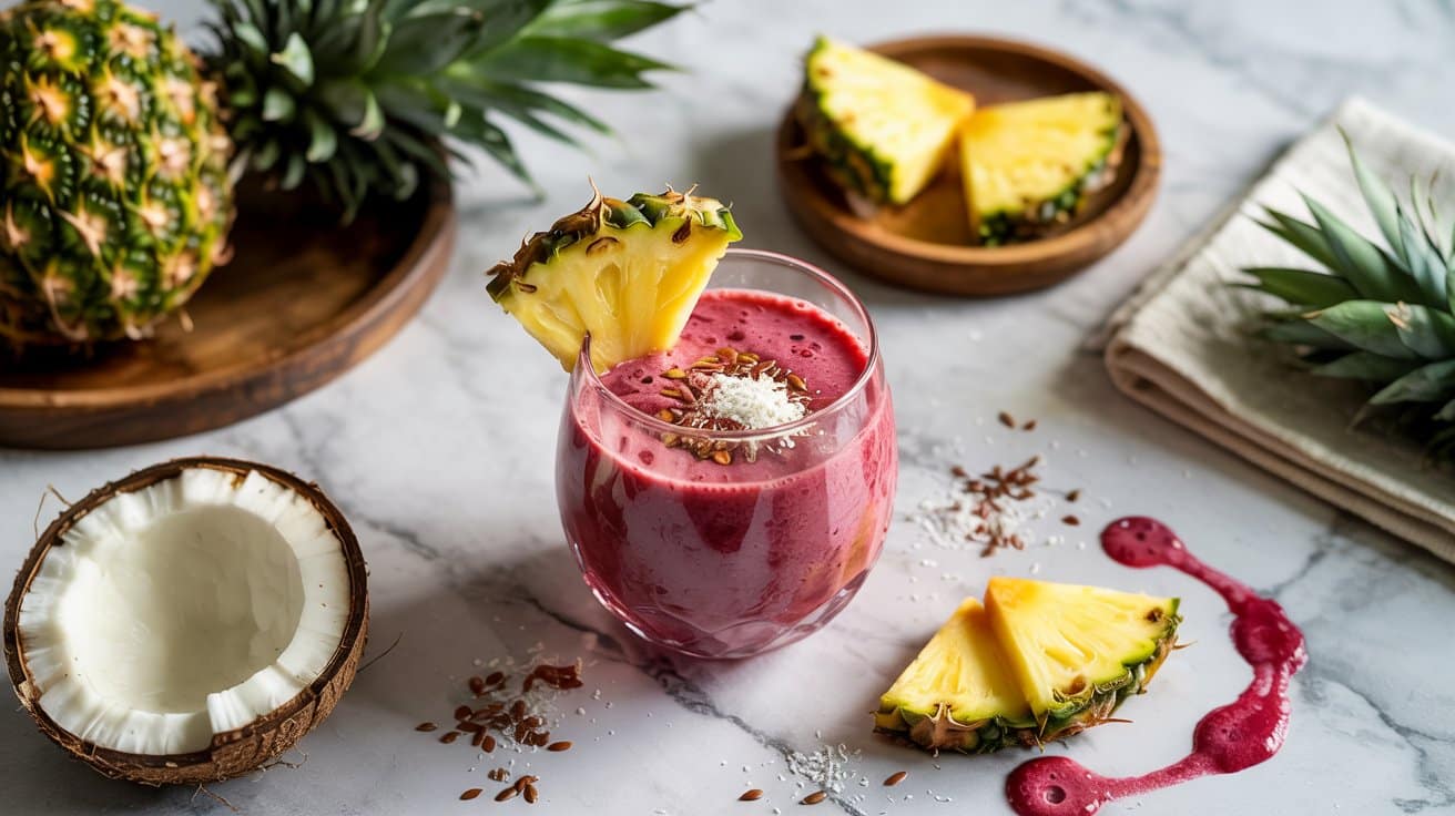 11 tropical berry flax smoothie a bright frrzgNy SIKx2o4KWPcqsw Nvs6kPwgRheqz55JHIEGnA