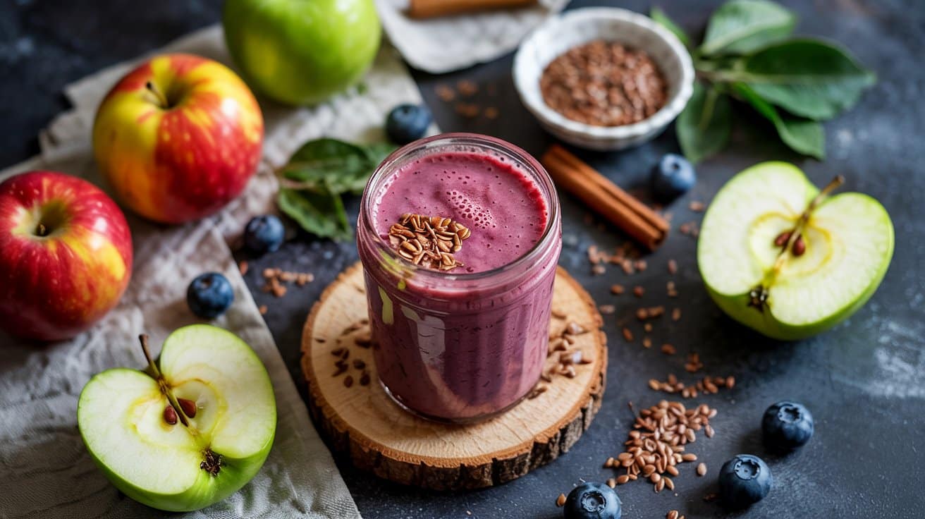 12 apple berry flax smoothie a bright to 0L7mQWb T0ybKWB6VPi4rg T5NXASxNT2KWbA6ATbO7tA