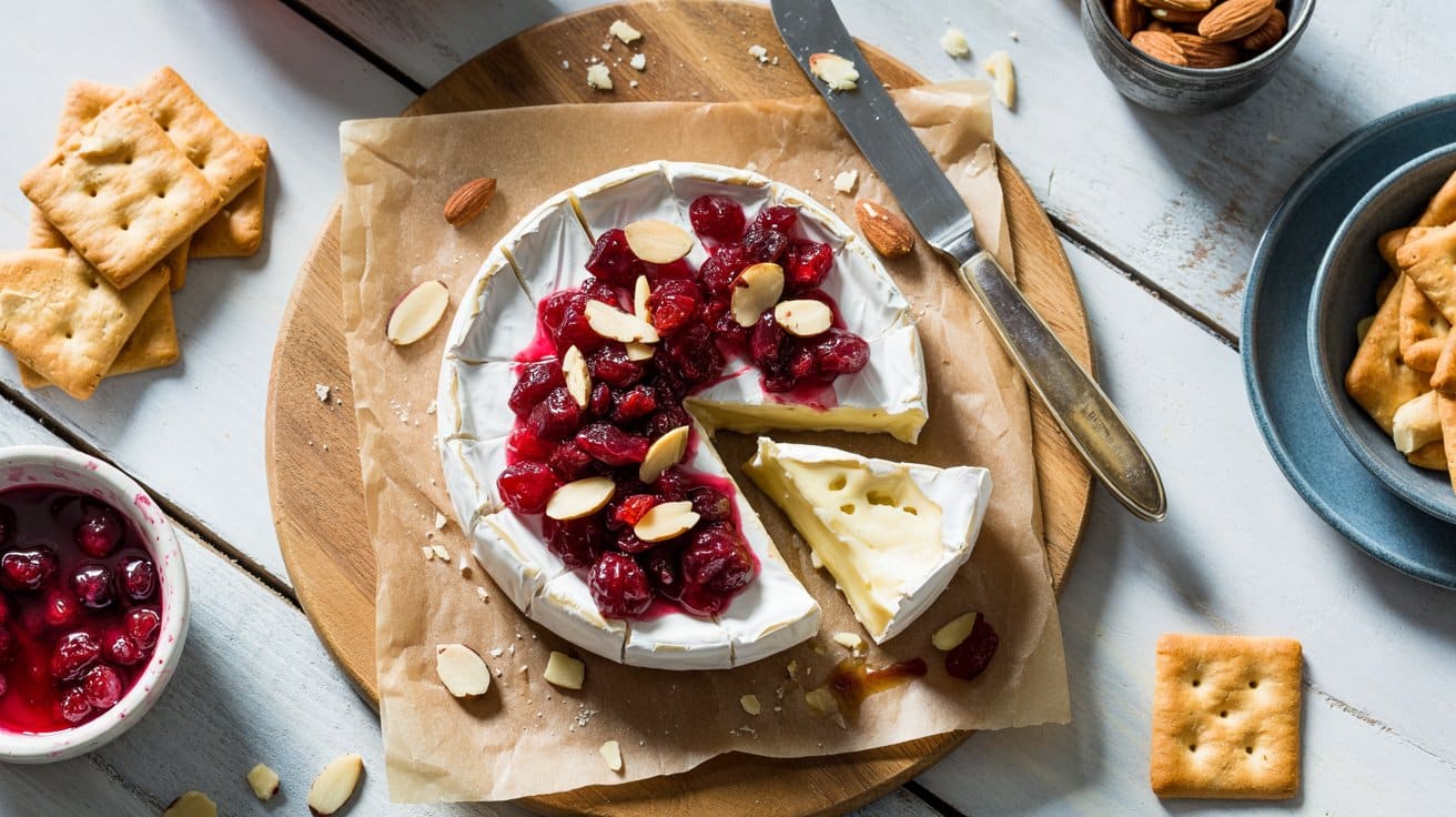 12 baked brie with cranberry sauce and a VVP8yHjJSxyU0VlLq orjQ cE9s53ucRIW3ZANwXemmXg