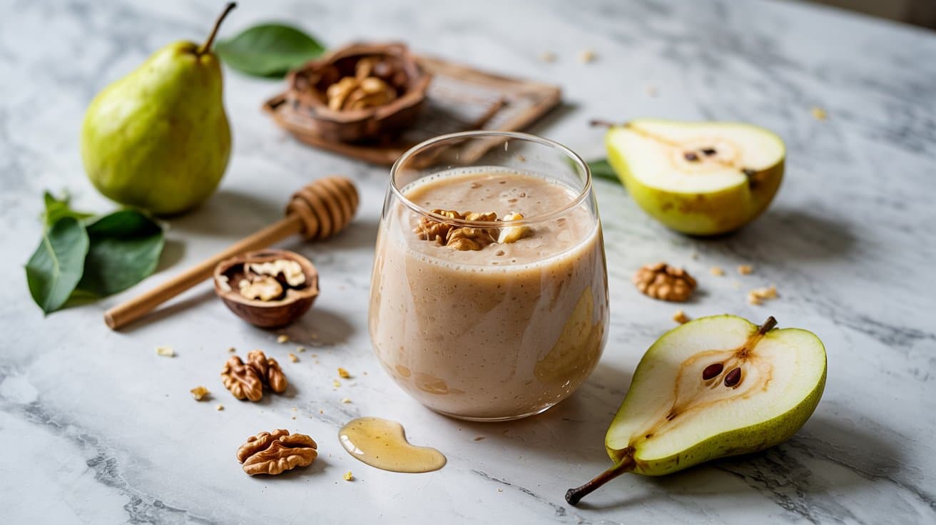 15 pear and walnut smoothie a bright top wBNR1CRDRPS5Z2r7HqUzjQ e0k0vcwdT6evlsW1KseSKQ