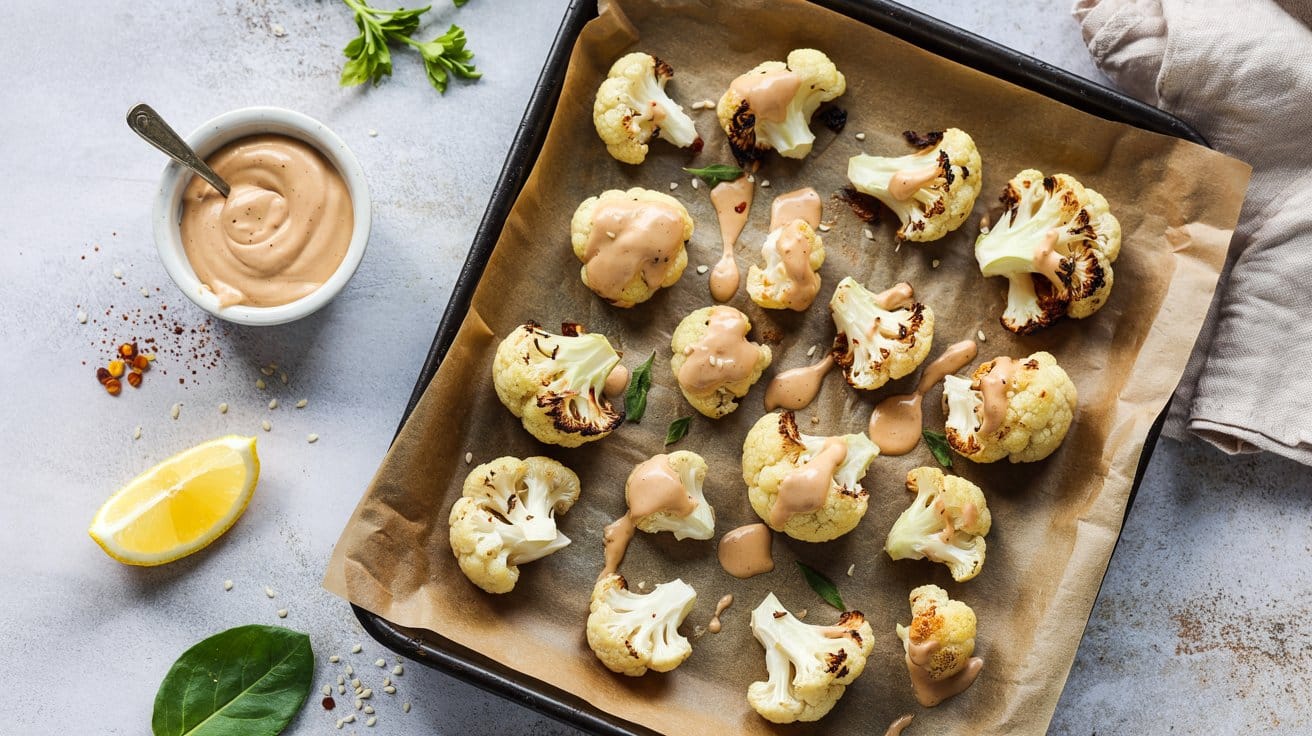 17 roasted cauliflower bites with tahini r tG0G8sSbitTXqsWJK FA Sy6c4qphQHS0Lnc OR7w