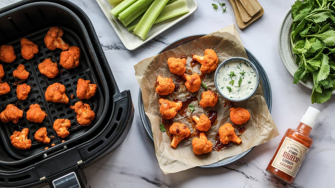 3 air fryer buffalo cauliflower bites a 2kD8aDiIQfCT8Wcbm hfIw hbJabH 1RmedeLwXAZc3wg